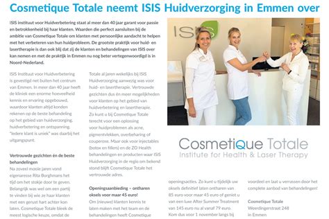 cosmetique totale utrecht.